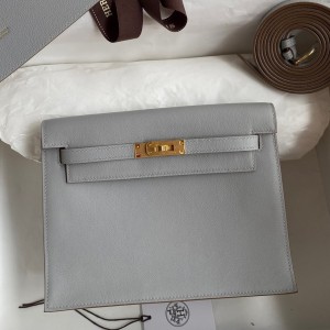 Replica Hermes Birkin 30 Retourne Handmade Bag In Gris Asphalt Ostrich  Leather