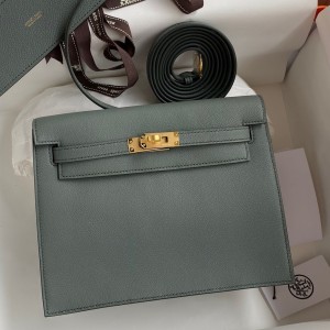 Hermes Kelly Danse leather crossbody bag - ShopStyle