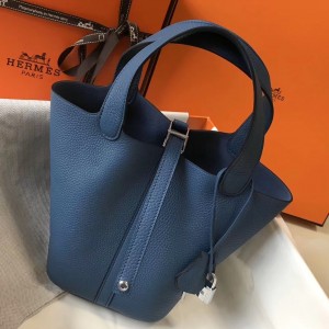 Replica Hermes Picotin Lock 18 Bag In Trench Clemence Leather