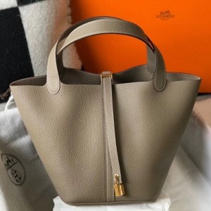 Replica Imitation Hermes Grey Kelly Depeche 38cm Briefcase Bag