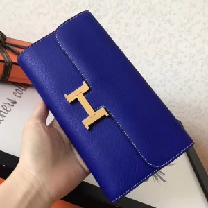 Hermes Constance Wallet Togo Leather Burgundy Replica Sale