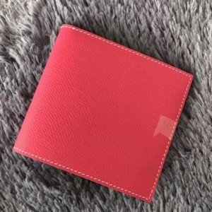 Replica Hermes Bearn Mini Wallet In Gold Epsom Leather