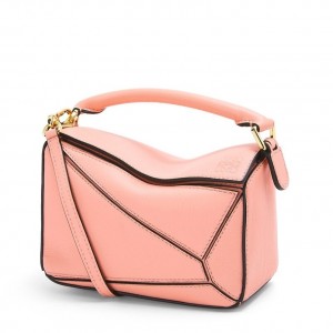 Loewe Puzzle Mini Bag In Blossom Calfskin Leather