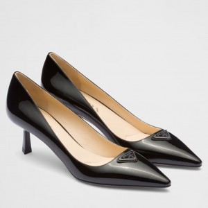 Prada Pumps 55mm in Black Patent Leather