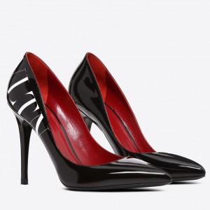 Valentino Black VLTN Patent Pump 105mm