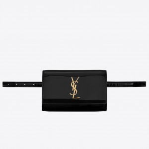 YVES SAINT LAURENT Velvet Matelasse Lou Belt Bag