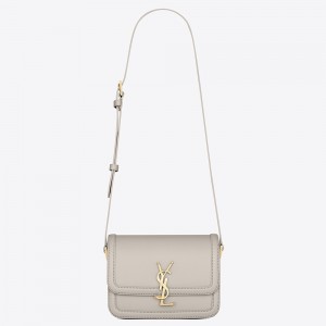 Saint Laurent LE MONOGRAMME CŒUR BAG IN CANVAS AND SMOOTH LEATHER  (6752602UY2W2166)