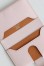 Hermes R.M.S Card Holder in Mauve Pale Evergrain Calfskin