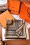 Hermes Caramel Tatouages Marins Bandana Shawl 140