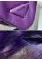 Prada Padded Bag In Purple Nappa Leather