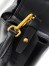 Prada Explore Medium Flap Bag in Black Nappa Lambskin
