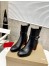 Christian Louboutin CL Chelsea Ankle Boots 70MM in Black Leather