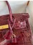 Hermes Bordeaux Birkin 30cm Crocodile Niloticus Shiny Bag
