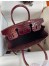 Hermes Bordeaux Birkin 30cm Crocodile Niloticus Shiny Bag