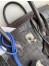 Hermes Dark Grey Birkin 25cm Matte Alligator Crocodile Skin Bag