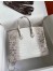 Hermes Diamond Birkin 25cm In Himalaya Niloticus Crocodile Skin