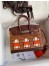 Hermes Brown Sac Faubourg Birkin 20 Sellier Limited Edition Bag