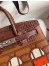Hermes Brown Sac Faubourg Birkin 20 Sellier Limited Edition Bag