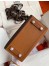 Hermes Brown Sac Faubourg Birkin 20 Sellier Limited Edition Bag