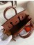 Hermes Brown Sac Faubourg Birkin 20 Sellier Limited Edition Bag
