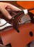 Hermes Herbag Zip 31cm Bag In Camel And Bordeaux