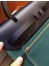 Hermes Herbag Zip 31cm Bag In Navy And Green