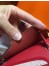 Hermes Herbag Zip 31cm Bag In Red Toile And Leather
