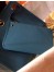 Hermes Herbag Zip 31cm Bag In Black And Blue