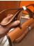 Hermes Herbag Zip 31cm Bag In Brown And Taupe
