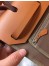 Hermes Herbag Zip 31cm Bag In Brown And Taupe
