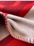 Hermes Red Avalon Bayadere Throw Blanket