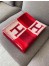 Hermes Red Avalon Bayadere Throw Blanket
