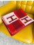 Hermes Red Avalon Bayadere Throw Blanket