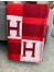 Hermes Red Avalon Bayadere Throw Blanket