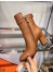 Hermes Camel Joueuse Ankle Boots