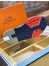 Hermes Blue Addict Sneakers In Bicolor Knit