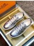 Hermes Avantage Sneakers In Grey Metallic Leather