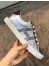 Hermes Avantage Sneakers In Grey Metallic Leather