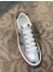 Hermes Avantage Sneakers In Grey Metallic Leather