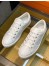 Hermes Avantage Sneakers In White Calfskin