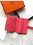Hermes Bearn Mini Wallet In Rose Lipstick Epsom Leather