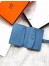 Hermes Bearn Mini Wallet In Sky Blue Epsom Leather