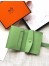 Hermes Bearn Mini Wallet In Vert Criquet Epsom Leather