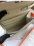 Hermes White Clic 16 Wallet With Strap