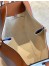 Loewe Medium Hammock Bag In White/Blue/Tan Calfskin