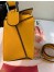 Loewe Mini Puzzle Bag In Yellow Calfskin Leather