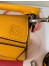 Loewe Mini Puzzle Bag In Yellow Calfskin Leather