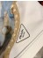 Prada White/Beige Gabardine High-top Sneakers