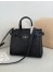 Valentino Antibes Small Shopping Bag in Black Leather