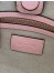 Valentino Antibes Small Shopping Bag in Canvas with Pink Leather